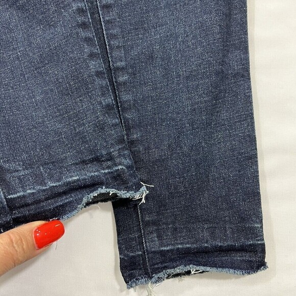 Harper High Rise Skinny Raw Hem Ankle Stretch Jeans PW2000831 Size 26 - Picture 6 of 10